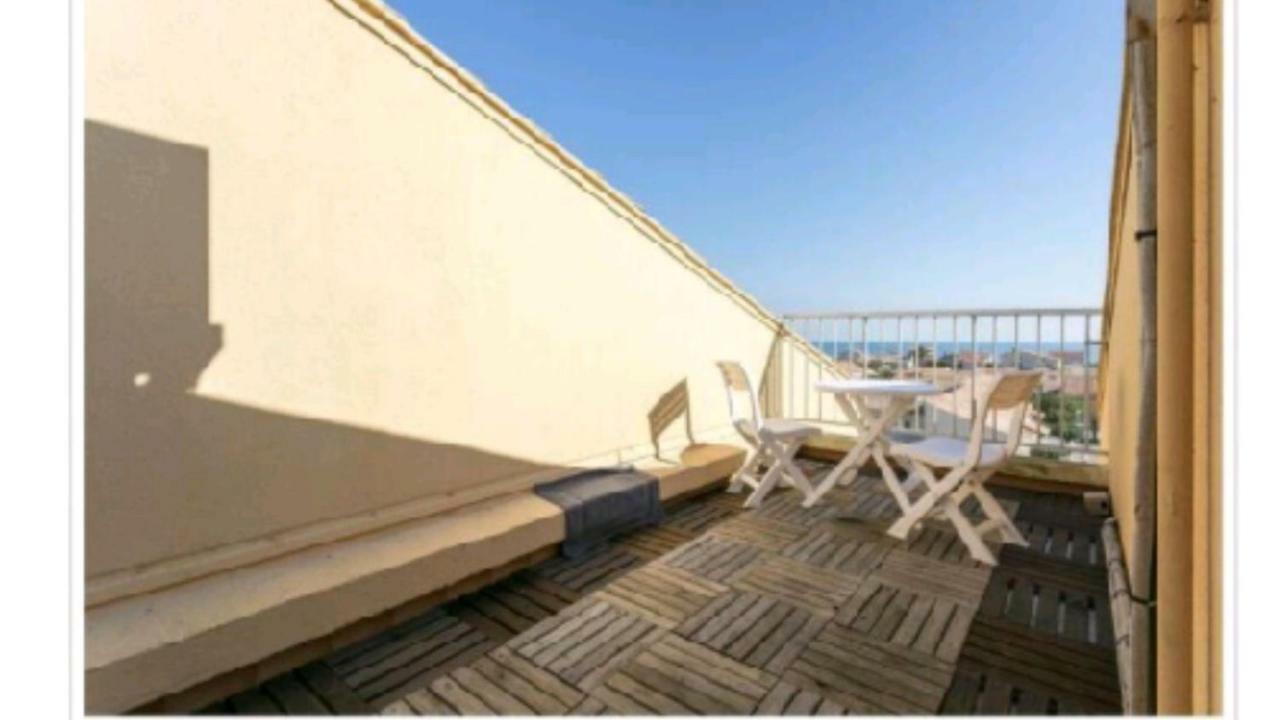 F3 Narbone-Plage Avec Solarium 250M De La Mer Vue Mer Et Clape Нарбонн-Плаж Екстер'єр фото